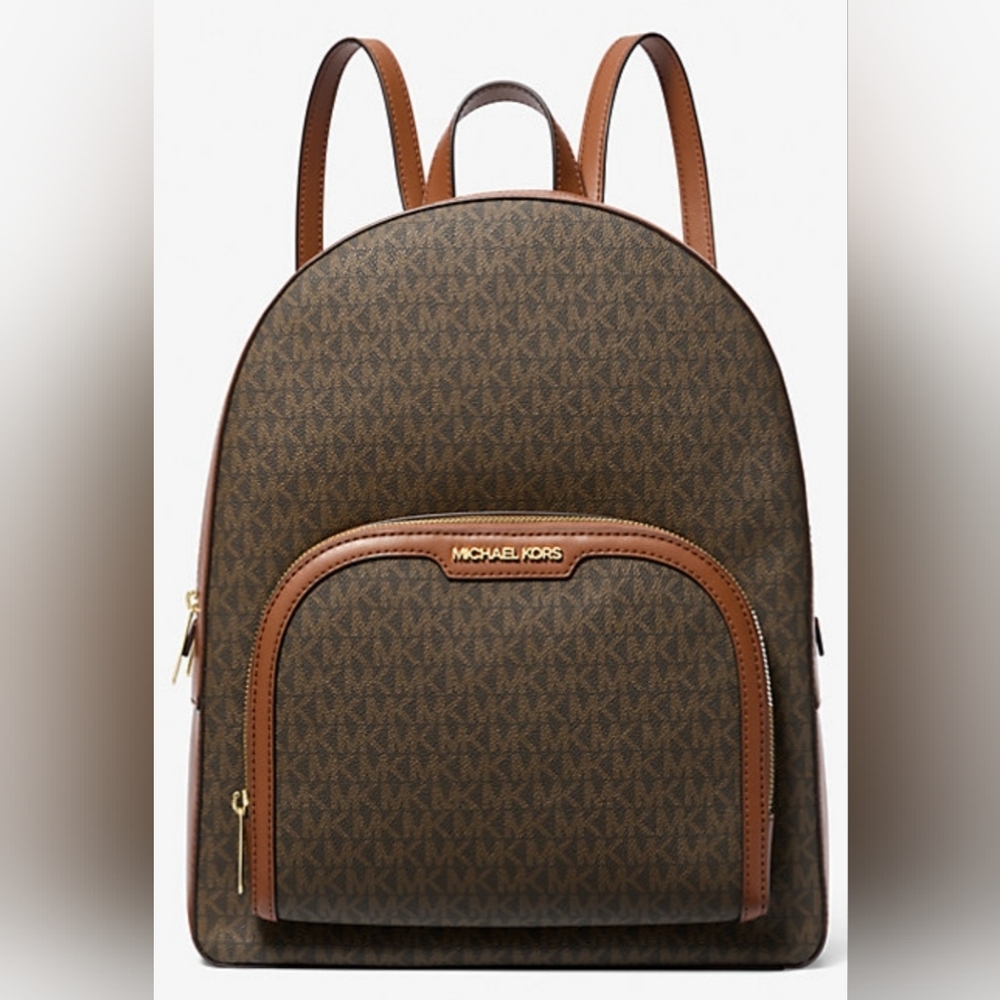 Michael Kors Jaycee Large Brown Backpack